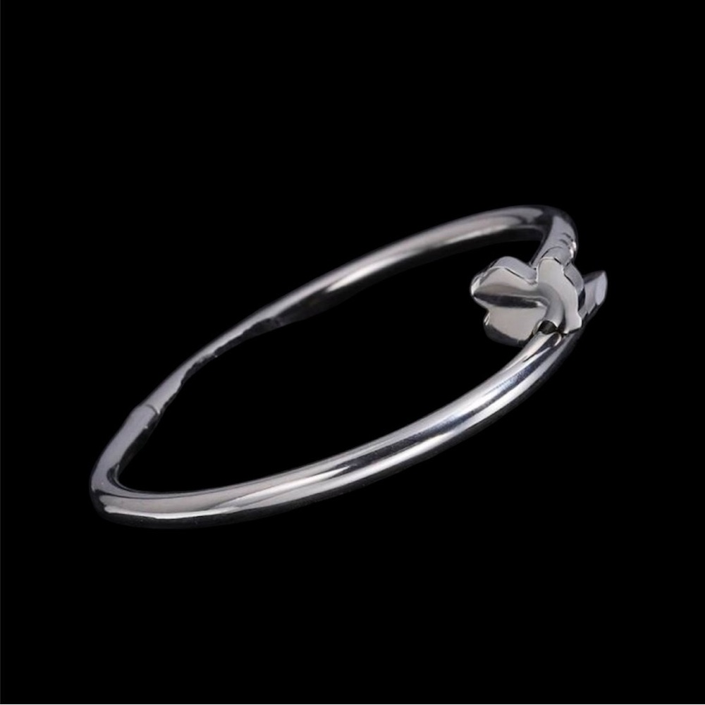 Bear Silver Nail Design Bracelet